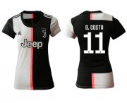 Wholesale Cheap Women's Juventus #11 D.Costa Home Soccer Club Jersey
