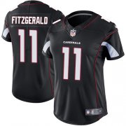 Wholesale Cheap Nike Cardinals #11 Larry Fitzgerald Black Alternate Women's Stitched NFL Vapor Untouchable Limited Jersey