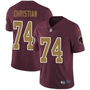 Wholesale Cheap Nike Redskins #74 Geron Christian Burgundy Red Alternate Men's Stitched NFL Vapor Untouchable Limited Jersey
