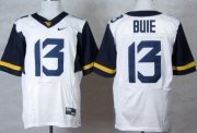 Wholesale Cheap West Virginia Mountaineers #13 Andrew Buie 2013 White Elite Jersey