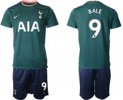 Wholesale Cheap Men 2020-2021 club Tottenham Hotspur away 9 green Soccer Jerseys