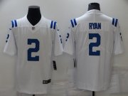 Wholesale Cheap Men's Indianapolis Colts #2 Matt Ryan White Stitched Jersey