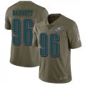 Wholesale Cheap Nike Eagles #96 Derek Barnett Olive Youth Stitched NFL Limited 2017 Salute to Service Jersey