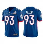 Wholesale Cheap Men's Washington Football Team #93 Jonathan Allen 2022 Royal NFC Pro Bowl Stitched Jersey