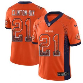 Wholesale Cheap Nike Bears #21 Ha Ha Clinton-Dix Orange Alternate Men\'s Stitched NFL Limited Rush Drift Fashion Jersey