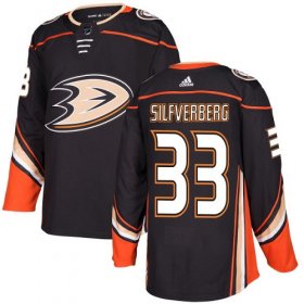 Wholesale Cheap Adidas Ducks #33 Jakob Silfverberg Black Home Authentic Stitched NHL Jersey