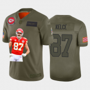 Cheap Kansas City Chiefs #87 Travis Kelce Nike Team Hero 7 Vapor Limited NFL Jersey Camo