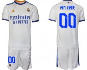 Wholesale Cheap Men 2021-2022 Club Real Madrid home white customized Soccer Jerseys