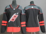 Wholesale Cheap Adidas Hurricanes Blank Black Alternate Authentic Women's Stitched NHL Jersey