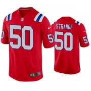 Wholesale Cheap Men's New England Patriots #50 Cole Strange Red Vapor Untouchable Limited Stitched Jersey