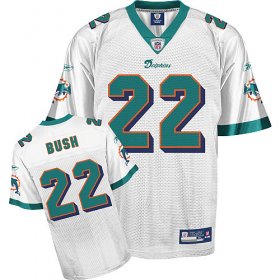 Wholesale Cheap Dolphins #22 Reggie Bush White Stitched NFL Jersey