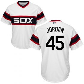 Wholesale Cheap White Sox #45 Michael Jordan White Alternate Home Cool Base Stitched Youth MLB Jersey