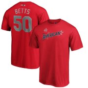 Wholesale Cheap American League #50 Mookie Betts Majestic 2019 MLB All-Star Game Name & Number T-Shirt - Red