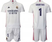 Wholesale Cheap Men 2020-2021 club Real Madrid home 1 white Soccer Jerseys1