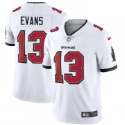 Wholesale Cheap Tampa Bay Buccaneers #13 Mike Evans Men's Nike White Vapor Limited Jersey