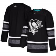 Wholesale Cheap Adidas Penguins Blank Black 2019 All-Star Game Parley Authentic Stitched NHL Jersey