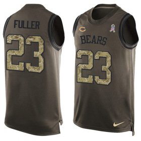 Wholesale Cheap Nike Bears #23 Kyle Fuller Green Men\'s Stitched NFL Limited Salute To Service Tank Top Jersey