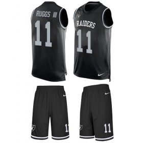 Wholesale Cheap Nike Raiders #11 Henry Ruggs III Black Team Color Men\'s Stitched NFL Limited Tank Top Suit Jersey