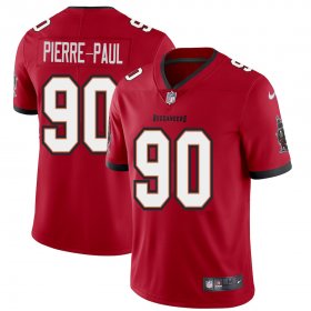 Wholesale Cheap Tampa Bay Buccaneers #90 Jason Pierre-Paul Men\'s Nike Red Vapor Limited Jersey