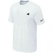 Wholesale Cheap Nike Carolina Panthers Chest Embroidered Logo T-Shirt White
