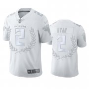 Wholesale Cheap Atlanta Falcons #2 Matt Ryan Men's Nike Platinum NFL MVP Limited Edition Jersey