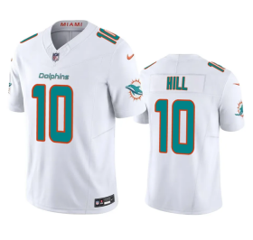 Wholesale Cheap Men\'s Miami Dolphins #10 Tyreek Hill White 2023 F.U.S.E Vapor Limited Stitched Football Jersey