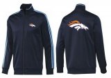 Wholesale Cheap NFL Denver Broncos Team Logo Jacket Dark Blue_2