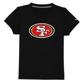 Wholesale Cheap San Francisco 49ers Sideline Legend Authentic Logo Youth T-Shirt Black