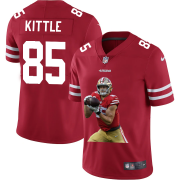 Cheap San Francisco 49ers #85 George Kittle Nike Team Hero 3 Vapor Limited NFL Jersey Red