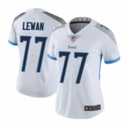 Wholesale Cheap Women's White Tennessee Titans #77 Taylor Lewan Vapor Untouchable Limited Stitched Football Jersey