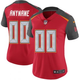 Wholesale Cheap Nike Tampa Bay Buccaneers Customized Red Team Color Stitched Vapor Untouchable Limited Women\'s NFL Jersey