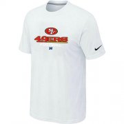 Wholesale Cheap Nike San Francisco 49ers Big & Tall Critical Victory NFL T-Shirt White