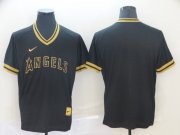 Wholesale Cheap Men Los Angeles Angels Blank Black gold Game Nike 2022 MLB Jersey
