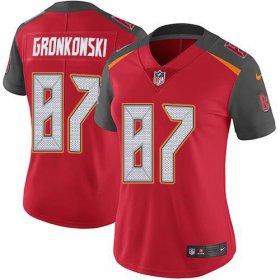 Wholesale Cheap Nike Buccaneers #87 Rob Gronkowski Red Team Color Women\'s Stitched NFL Vapor Untouchable Limited Jersey