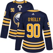 Wholesale Cheap Adidas Sabres #90 Ryan O'Reilly Navy Blue Home Authentic Women's Stitched NHL Jersey