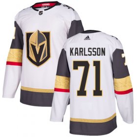 Wholesale Cheap Adidas Golden Knights #71 William Karlsson White Road Authentic Stitched Youth NHL Jersey