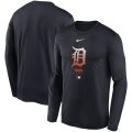 Wholesale Cheap Men's Detroit Tigers Nike Navy Authentic Collection Legend Performance Long Sleeve T-Shirt