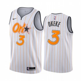Wholesale Cheap Nike Magic #3 Chuma Okeke White NBA Swingman 2020-21 City Edition Jersey