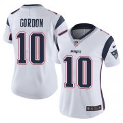 Wholesale Cheap Nike Patriots #10 Josh Gordon White Women's Stitched NFL Vapor Untouchable Limited Jersey