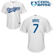 Wholesale Cheap Dodgers #7 Julio Urias White Cool Base Stitched Youth MLB Jersey