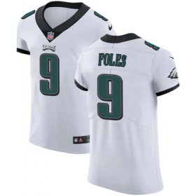 Wholesale Cheap Nike Eagles #9 Nick Foles White Men\'s Stitched NFL Vapor Untouchable Elite Jersey