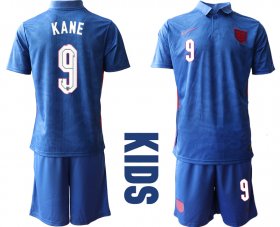Wholesale Cheap 2021 European Cup England away Youth 9 soccer jerseys