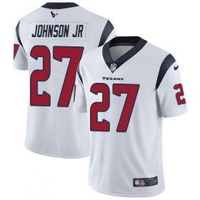 Wholesale Cheap Nike Texans #27 Duke Johnson Jr White Youth Stitched NFL Vapor Untouchable Limited Jersey