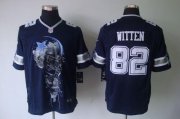 Wholesale Cheap Nike Cowboys #82 Jason Witten Navy Blue Team Color Men's Stitched NFL Helmet Tri-Blend Limited Jersey