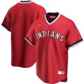 Wholesale Cheap Cleveland Indians Nike Road Cooperstown Collection Team MLB Jersey Red