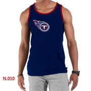 Wholesale Cheap Men's Nike NFL Tennessee Titans Sideline Legend Authentic Logo Tank Top Dark Blue