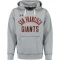 Wholesale Cheap San Francisco Giants Under Armour Legacy Fleece Gray MLB Hoodie