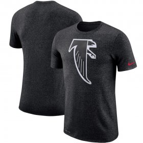 Wholesale Cheap Atlanta Falcons Nike Marled Historic Logo Performance T-Shirt Heathered Black