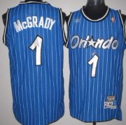 Wholesale Cheap Orlando Magic #1 Tracy McGrady Blue Swingman Throwback Jersey