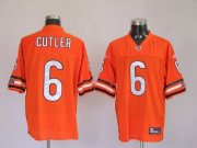 Wholesale Cheap Bears #6 Jay Cutler Orange Stitched NFL Jersey